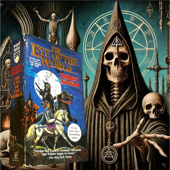 Tor Fantasy Other - Vintage 1990 The Eye of the World Robert Jordan Wheel of Time Book 1 Paperback